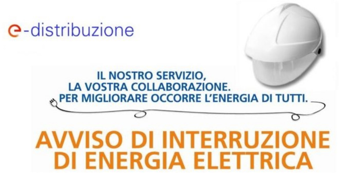 avviso interruzione energia elettrica -  28 gennaio 2020